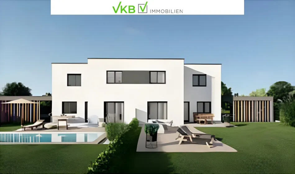 Neubauprojekt: Moderne Ziegelmassiv-Doppelhaushälfte in Ruhelage am Pöstlingberg! - Titelbild