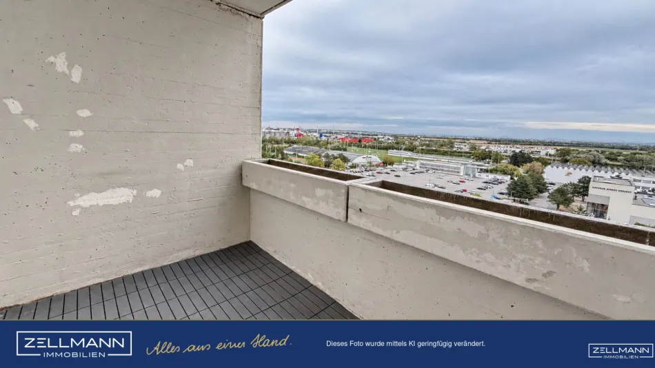 Hoch hinaus, frei gestalten! 3 Zimmer mit großer Loggia und herrlicher Aussicht im 9. Liftstock | ZELLMANN IMMOBILIEN - Titelbild