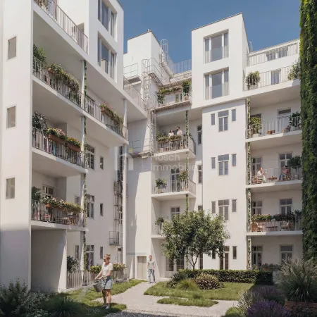 Hofseitiges Wohnen – Projektvisualisierung