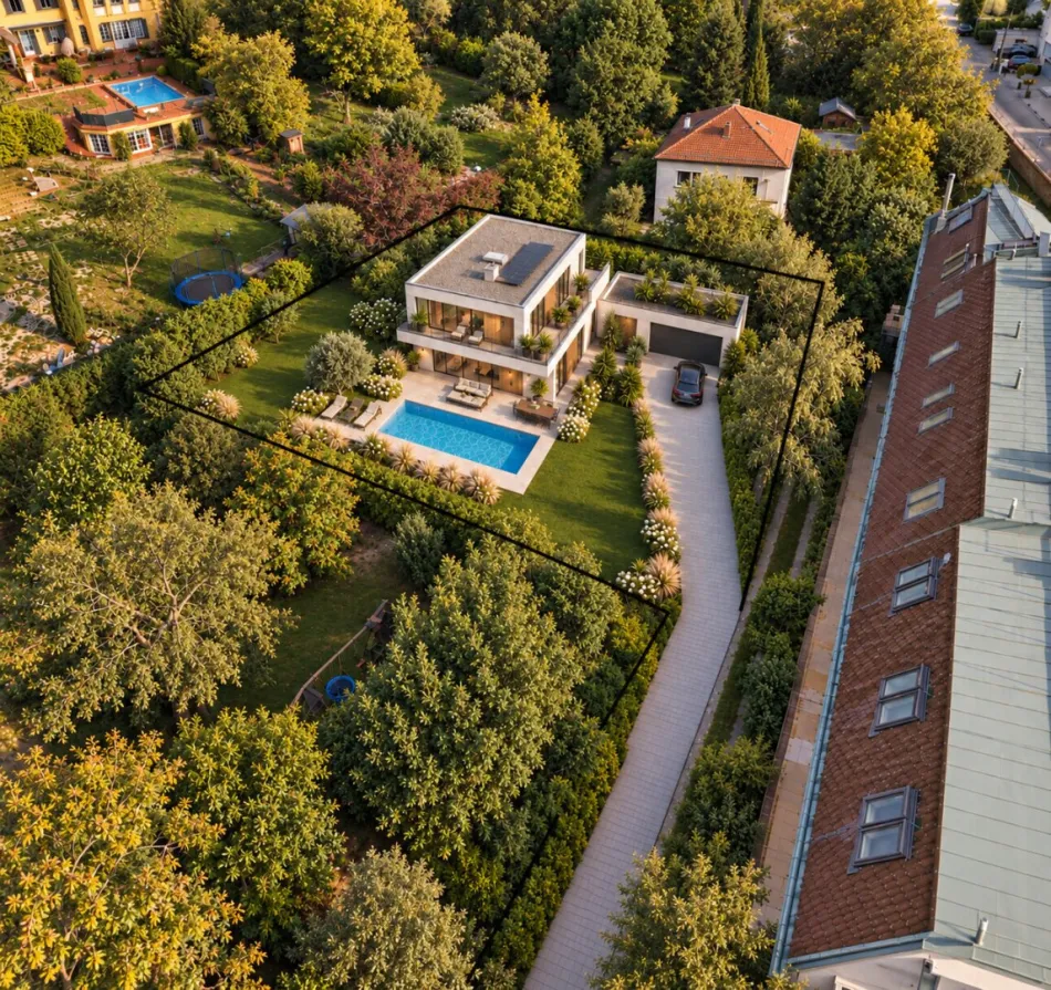 uneinsehbares Villengrundstück mit 1.287 m² in Klosterneuburg - Verwirklichen Sie schon bald Ihr Traumhaus! - Titelbild