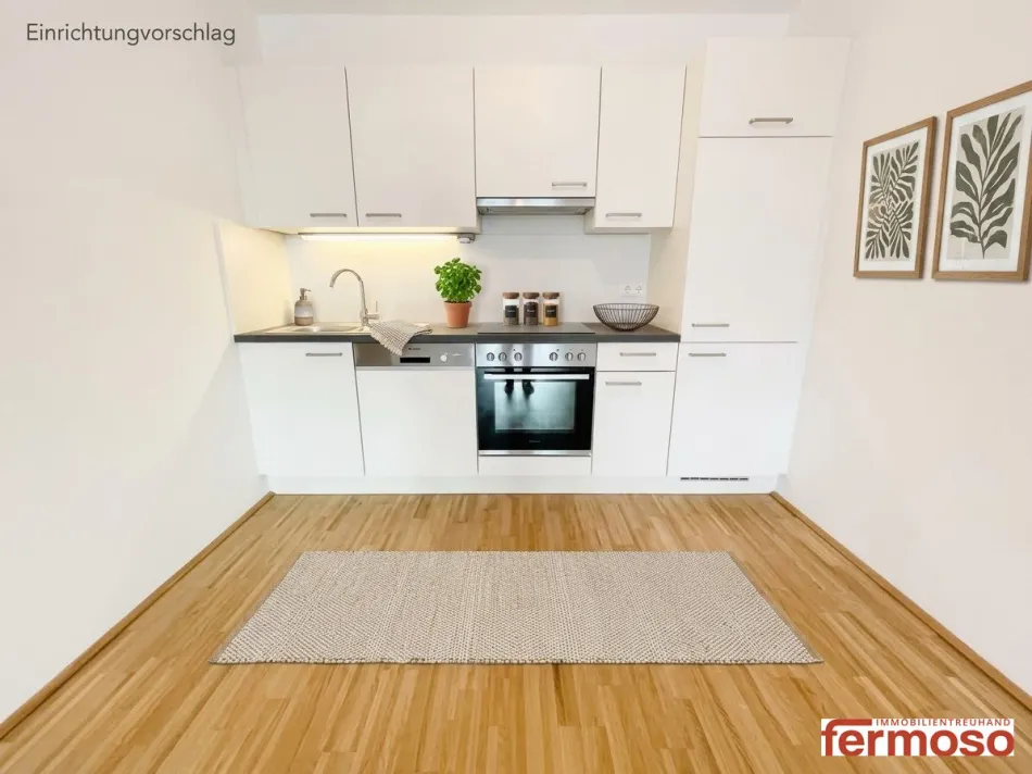 Helle 3-Zimmer-Wohnung mit Balkon, Einbauküche und Fußbodenheizung in 1200 Wien - Titelbild