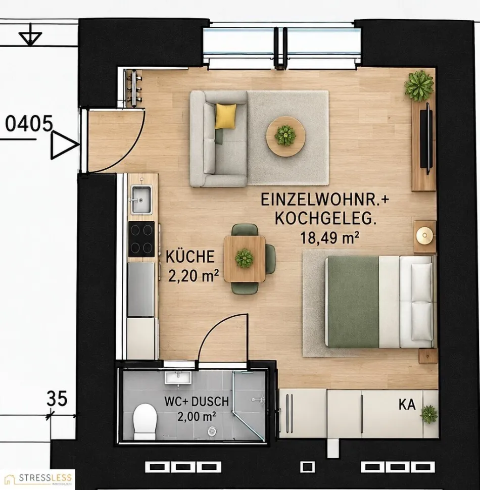 Ihr Appartement in zentraler Wiener Lage – nur wenige Gehminuten vom 1. Bezirk entfernt! - Titelbild