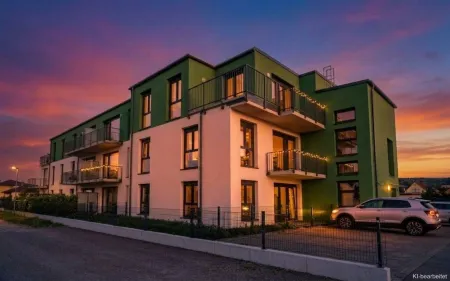 Ihr neues Zuhause wartet - Neubau: Ca. 60 m² Wohnung mit ca. 12 m² Eckbalkon nach Nordwesten ausgerichtet