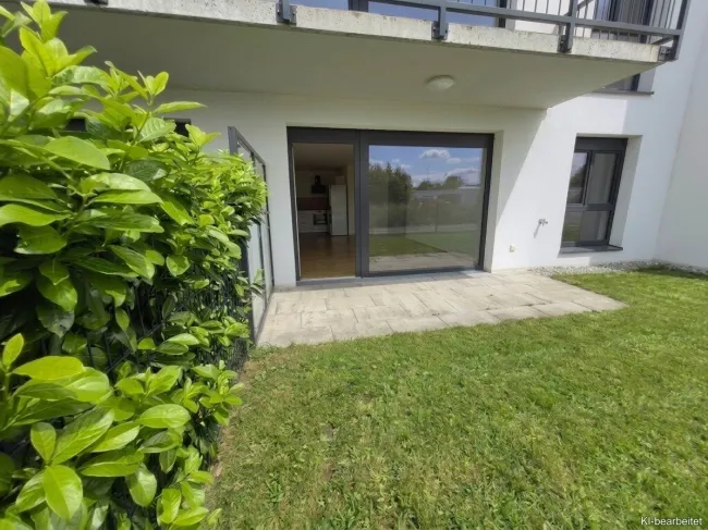Jetzt den Traum vom Eigenheim erfüllen - Neubau: Ca. 54 m² Wohnung mit ca. 28 m² Eigengarten - Bild