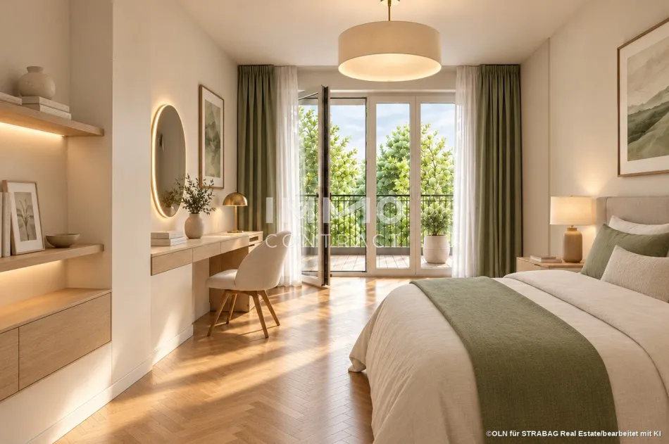 PROVISIONSFREI & neu: Traum-Dreizimmer Apartment mit großzügigem Balkon - Bild