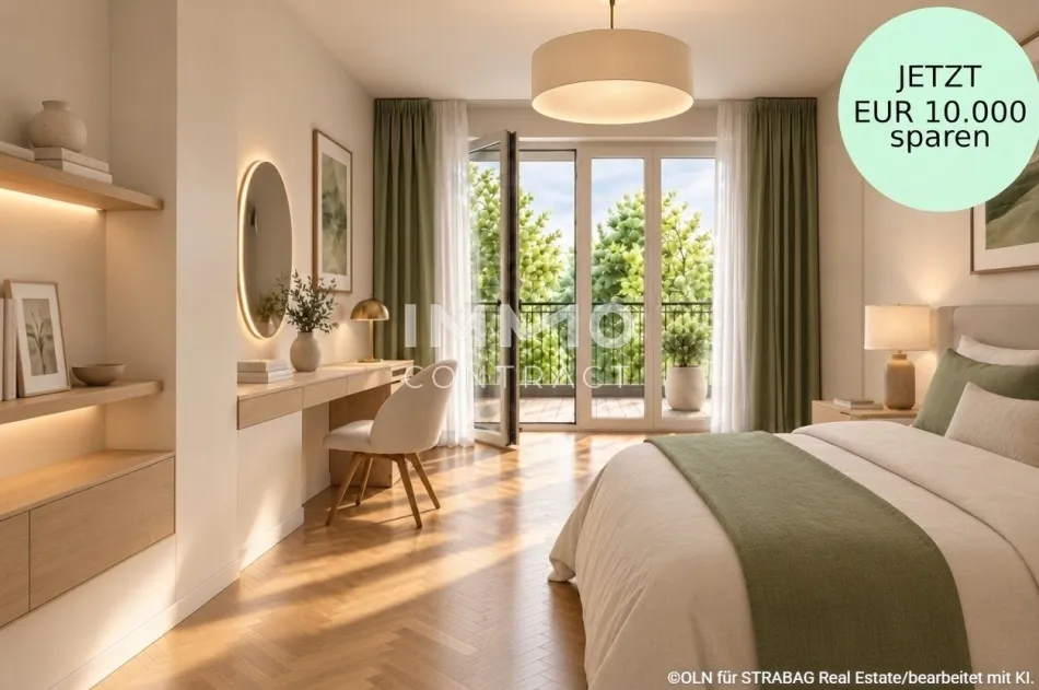 Attraktive Zweizimmer-Wohnung (provisionsfrei) mit Balkon und Abendsonne - Titelbild