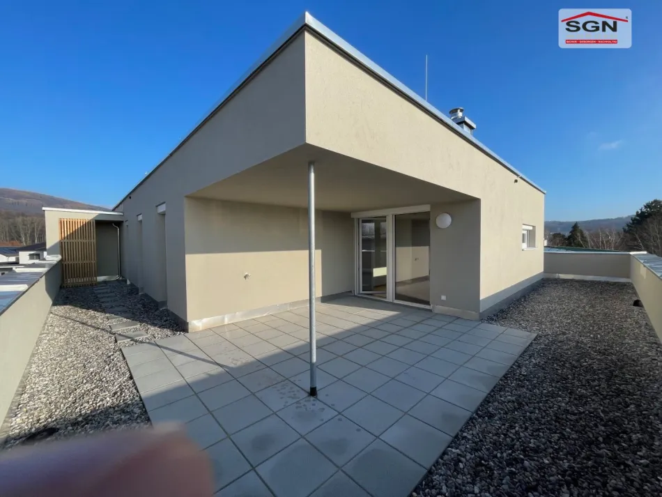 Geförderte 4 Zimmer Dachgeschoss-Wohnung mit Terrasse u. Miete-Kaufoption im Erstbezug - Titelbild