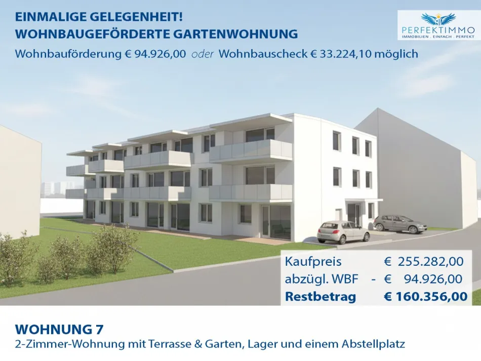 „Wohnen mit Aussicht auf die Geierwand“ - Wohnbaugeförderte Neubauwohnung W 7 - Titelbild