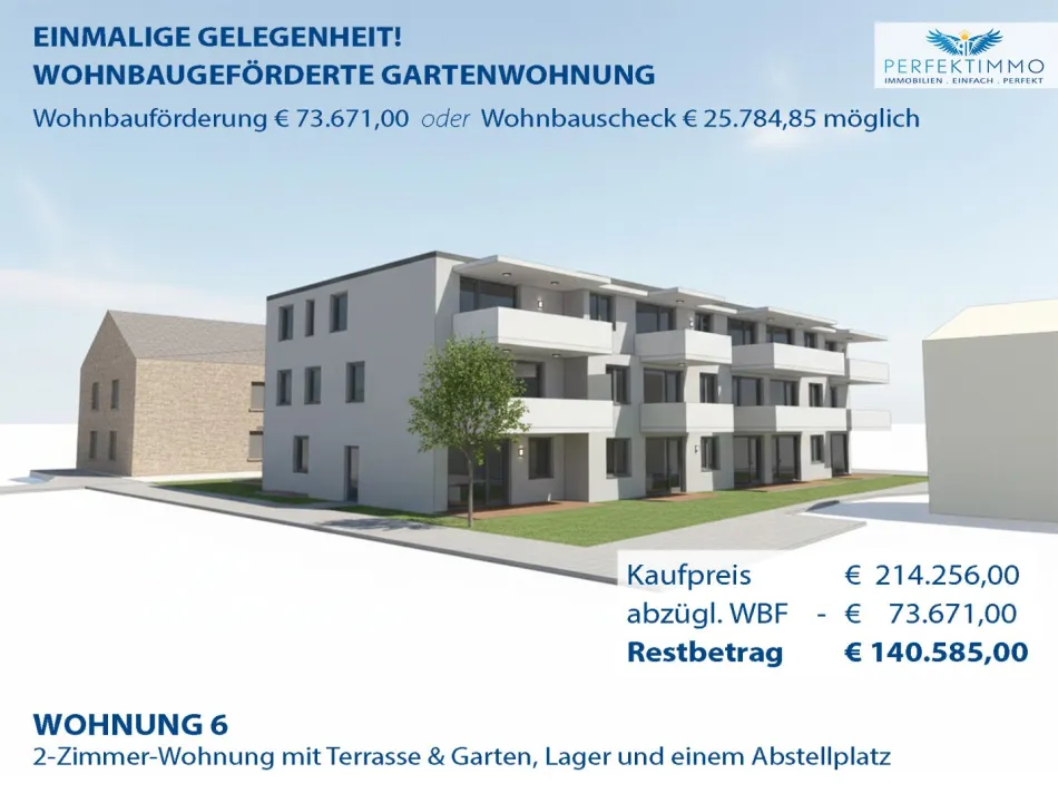 „Wohnen mit Aussicht auf die Geierwand“ - Wohnbaugeförderte Neubauwohnung W 6 - Titelbild