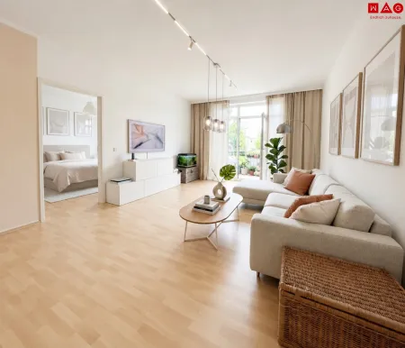 Wohnzimmer KI generiert