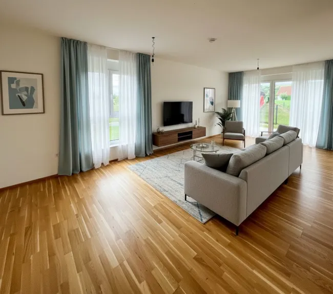 Anlegerwohnung! Moderne Gartenwohnung in Traismauer - Mietvertrag bis 28.02.2030 - Bild