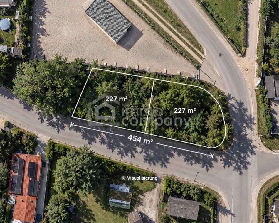 DOPPELTES GARTENGLÜCK! 454 m² Eigengrund, 2 Kleingartenhäuser möglich! - Titelbild