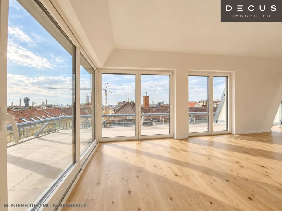 1070 WIEN | 4 ZIMMER | LUXURIÖSE DACHGESCHOSSWOHNUNG | ERSTBEZUG | FERNBLICK | BEZUG AB 01.01.2027 - Titelbild