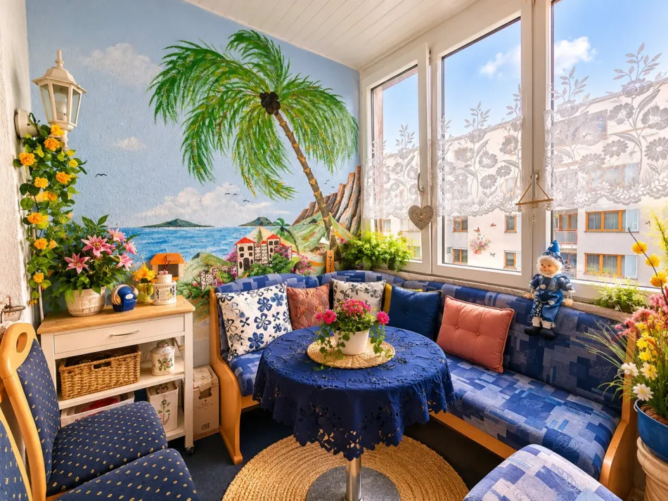 Farbenfrohe 2-Zimmer-Wohnung mit Loggia - Titelbild