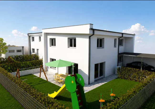 Exklusive Neubau-Doppelhaushälfte in Sigleß – Wohnen mit Stil - Bild
