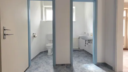 Toilette Geschäftsfläche