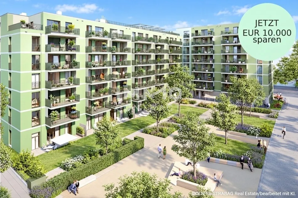 Morgensonne: Attraktive Zweizimmer-Wohnung mit Balkon (PROVISIONSFREI) - Titelbild
