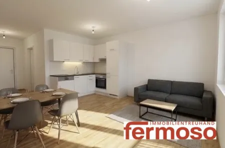 Terrassenwohnung mit Fernwärme und Fußbodenheizung in 1200 Wien – 2 Zimmer, 58 m² - Titelbild