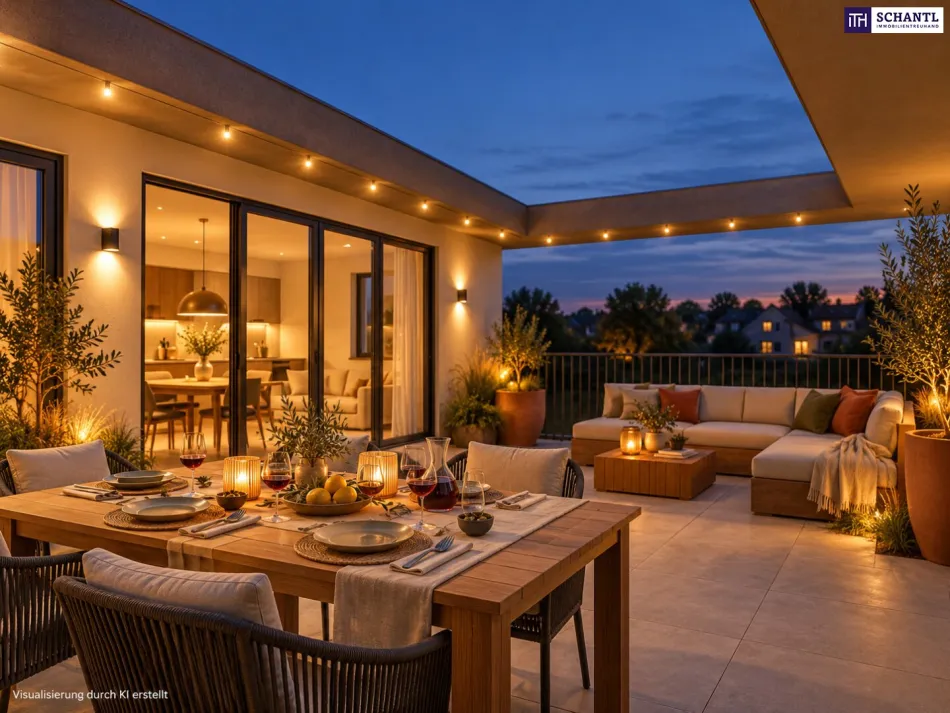 Arbeiten im Penthouse, leben auf der Terrasse - Titelbild