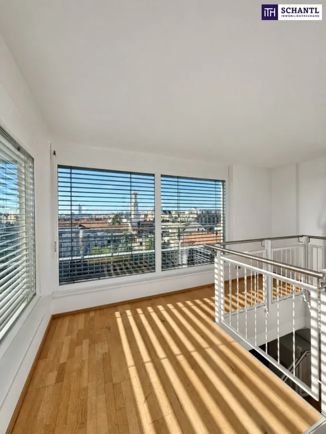 Exklusive Dachgeschosswohnung mit großzügigen Freiflächen in Floridsdorf - Bild