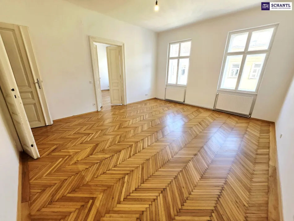 SERVITENVIERTEL. ALTBAUCHARME. RUHELAGE! Viel Platz am letzten Stock + Balkonanbau möglich + Beste Infrastruktur + Flügeltüren! Jetzt zugreifen! - Titelbild