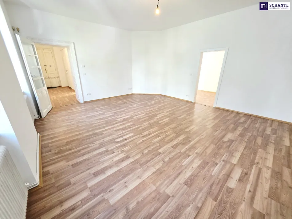 Altbaucharme im Servitenviertel! Kompakt Wohnen im 9. Bezirk! Traumhaft schönes Altbauhaus + Ruhige Seitengasse + Grünblick + Beste Infrastruktur und Anbindung! - Titelbild