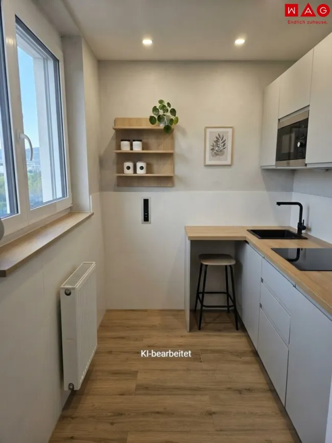 Perfekte Singlewohnung in Linz – 40 m² mit separater Küche und Parkplatz - Titelbild