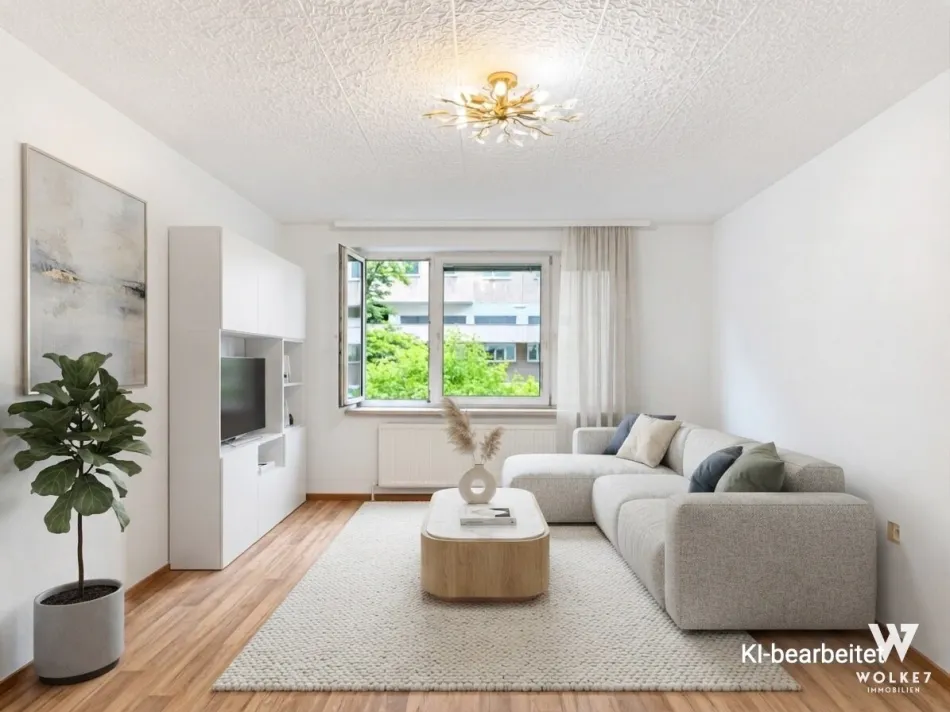 Ruhige Hoflage trifft perfekte Anbindung – 3-Zimmer-Wohnung nahe U6 & Millennium City - Titelbild