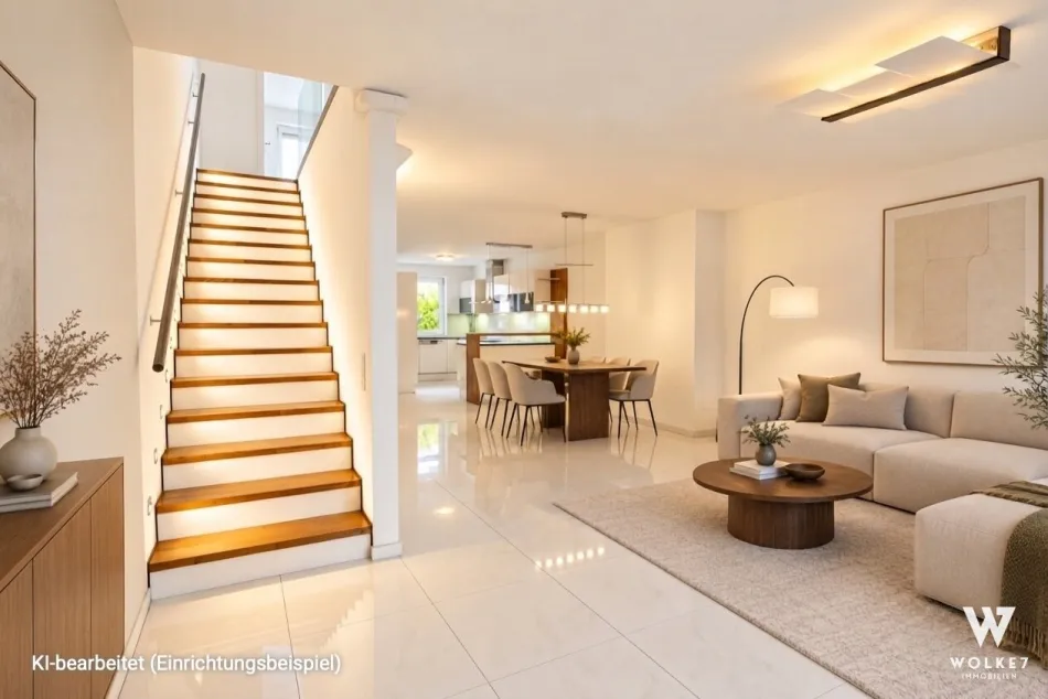Großzügige 3-Zimmer-Maisonette mit Hauscharakter | Eigengarten & sonnige Süd-Freiflächen | Nahe Alter Donau I Top-U1-Anbindung | Garagenstellplatz - Bild