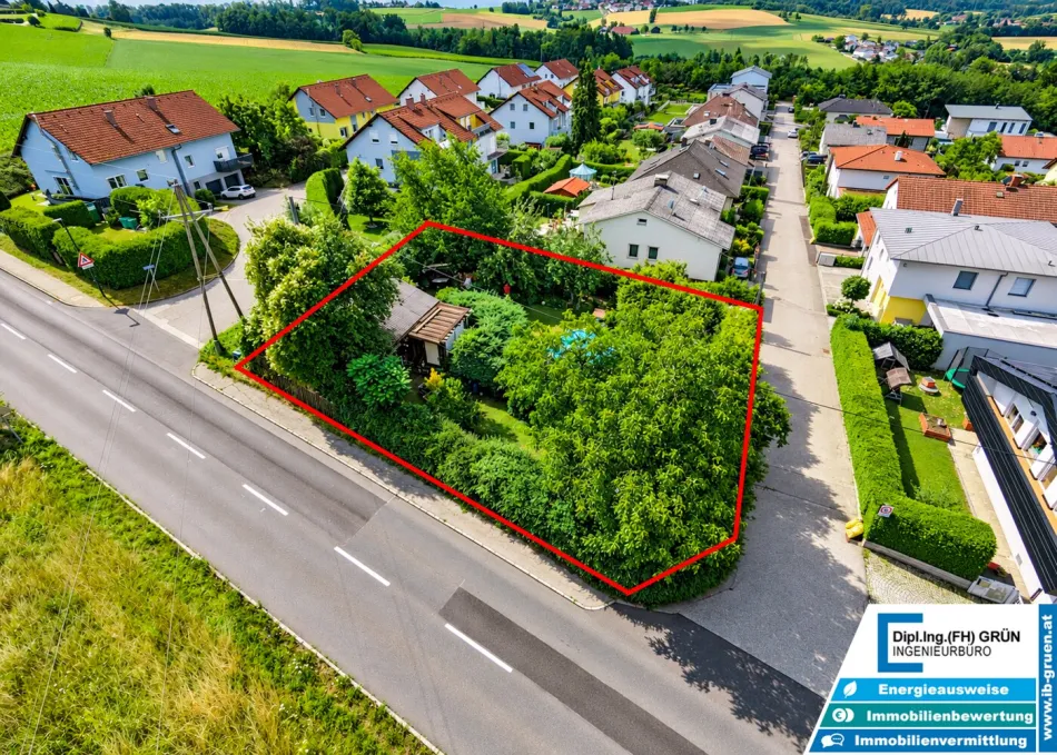 Leistbarer Baugrund, kein Bauzwang – 691 m² in Straßham bei Linz - Titelbild