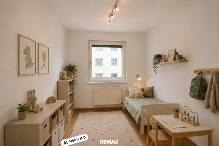 Kinderzimmer (virtuell eingerichtet)