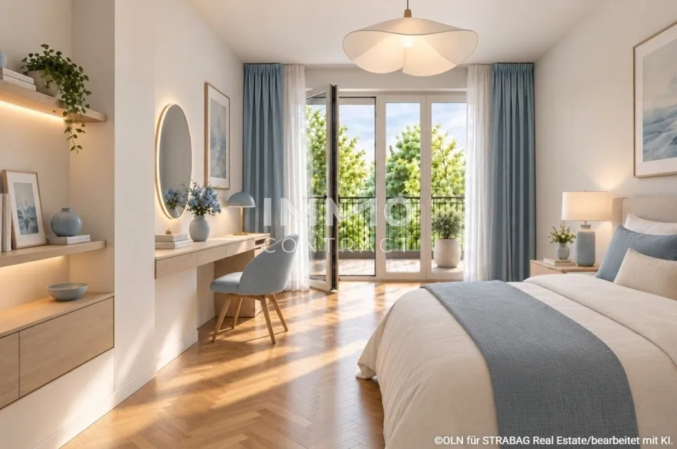 Fantastisches Dreizimmer Apartment mit großzügigem Balkon (Gym, Urban Gardening, Gemeinschaftsküche u.v.m.) - Titelbild
