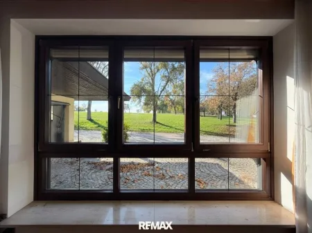Blick aus dem Wohnzimmer
