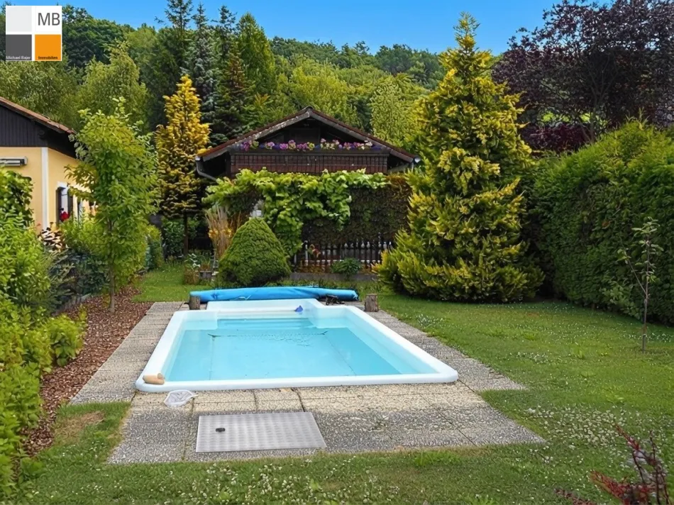 Garten und Pool