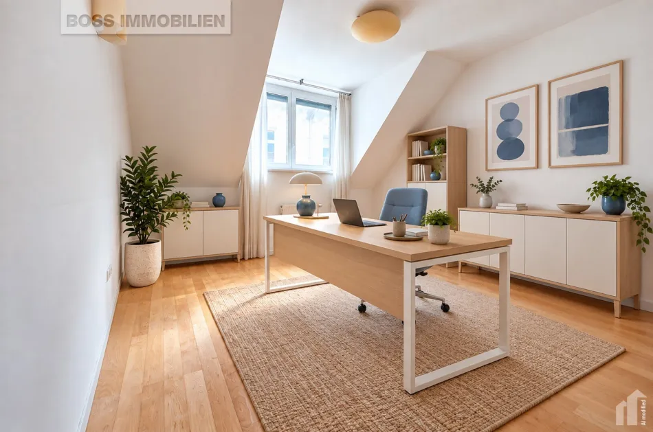 Modernes Büro mit Terrasse und Tiefgaragenplatz | Nähe Landstraße - Bild