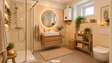 Wohnung 1 Badezimmer KI optimiert