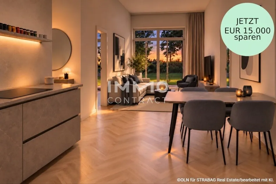 Sonne am Nachmittag & über 100 qm Eigengarten: Top-Neubau Erstbezug (provisonsfrei) - Titelbild