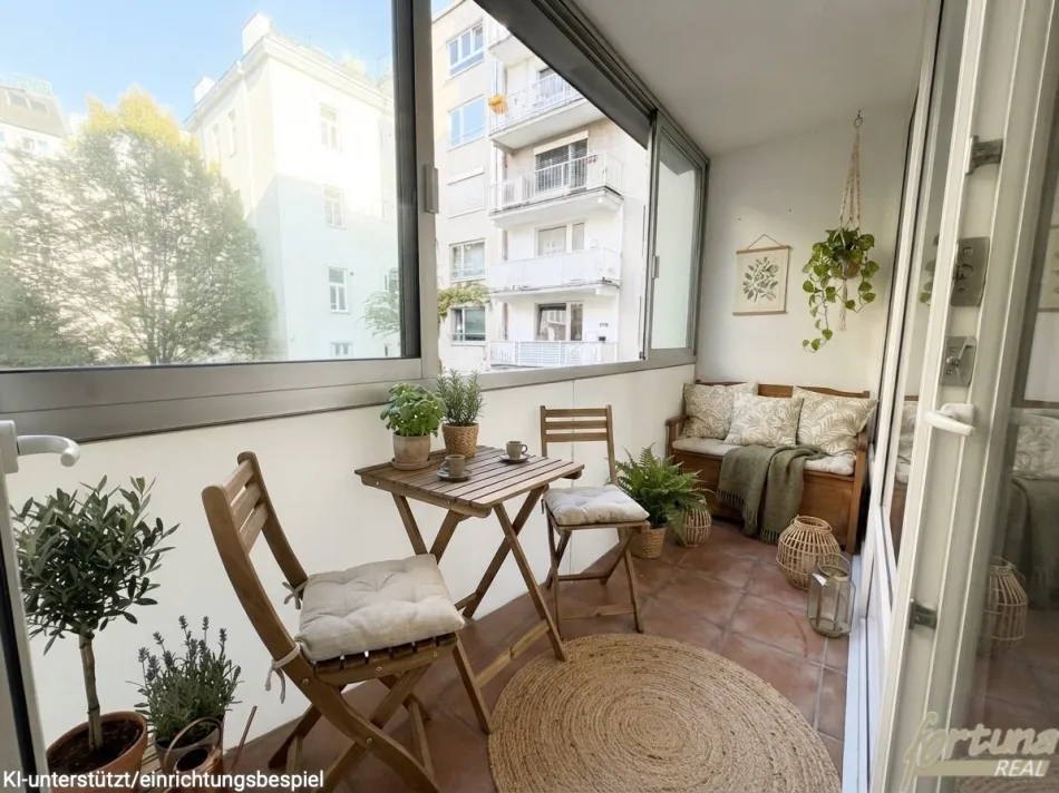 Wohnung mit Loggia / Innenhoflage – vielseitig gestaltbar - Bild