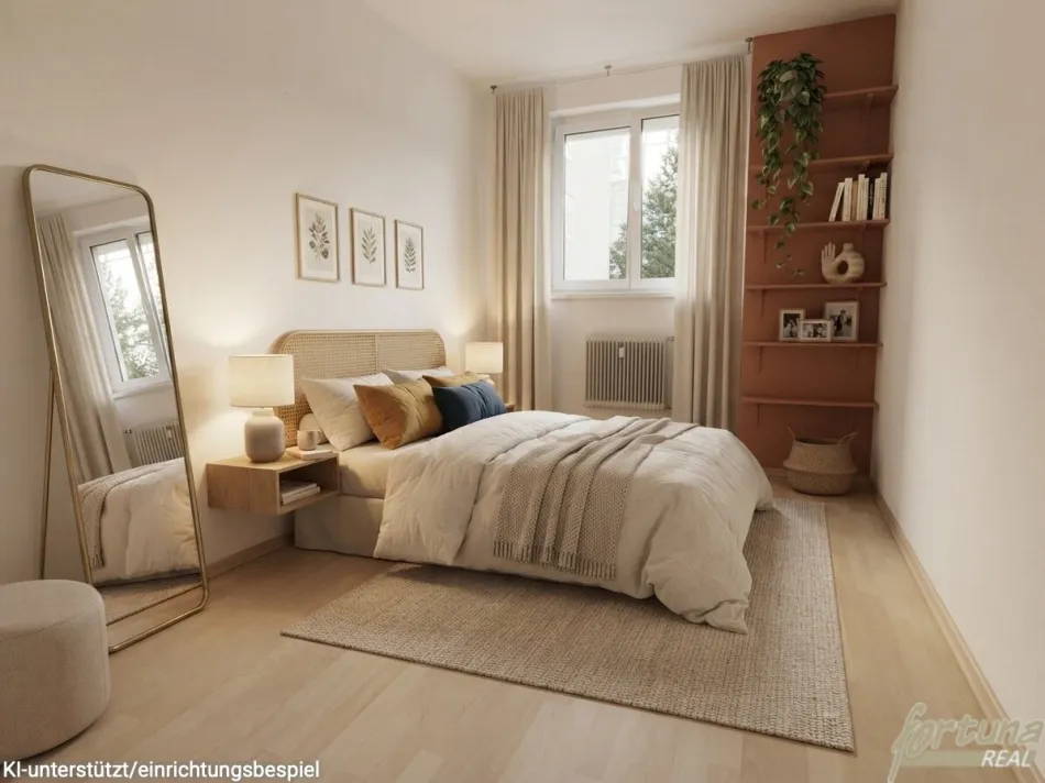 Wohnung mit Loggia / Innenhoflage – vielseitig gestaltbar - Bild