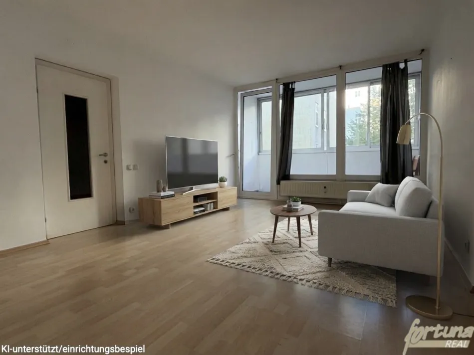 Wohnung mit Loggia / Innenhoflage – vielseitig gestaltbar - Titelbild