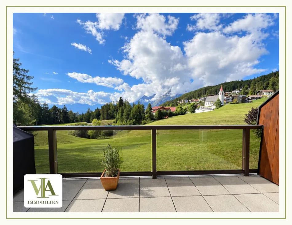 Helle 46 m² große 1-Zimmer-Wohnung mit geräumiger Terrasse inkl. Möblierung – ruhig gelegen in Mösern bei Seefeld - Titelbild