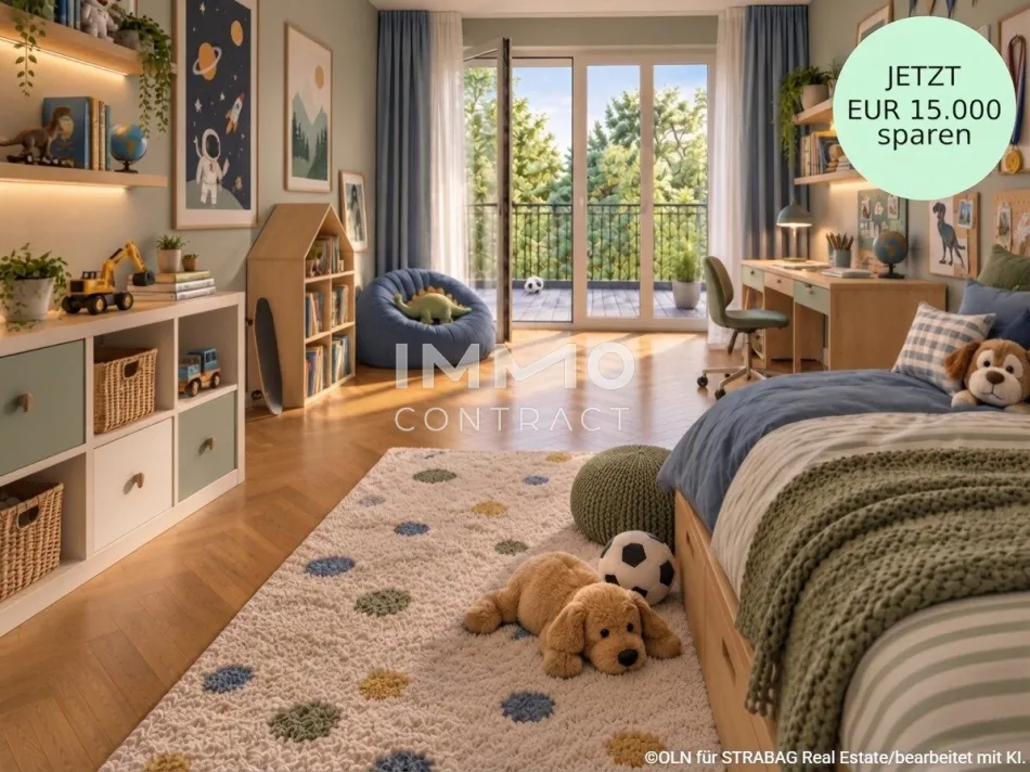 Hoch hinaus in Erlaa: Top-Neubau Erstbezug mit attraktivem Balkon (keine Provision) - Titelbild
