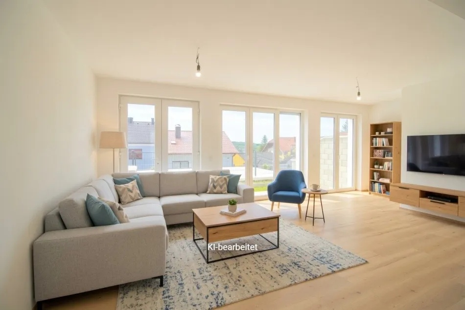 Blick zum Eingangsbereich: 2. Haus von rechts