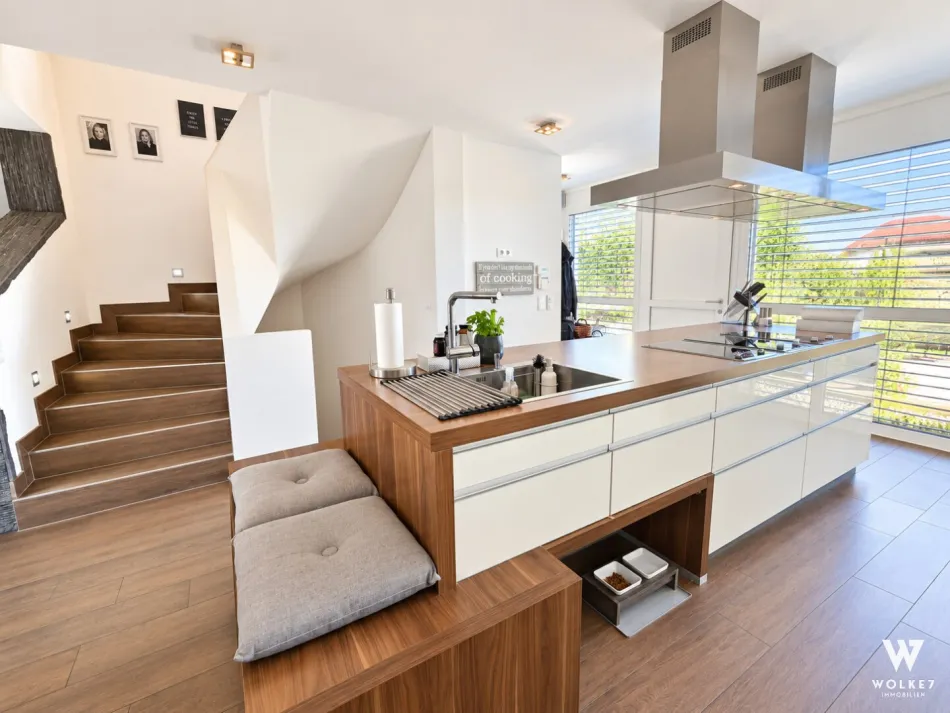 +++STYLISCH UND LUXURiÖS+++NÄHE WIEN | Hochwertiges Haus in Leopoldsdorf bei Wien | ca. 114,25 m2 Wohnfläche | Fußbodenheizung | Wärmepumpe | großzügiger Keller | Pooloption | 2 Terrassen - Bild