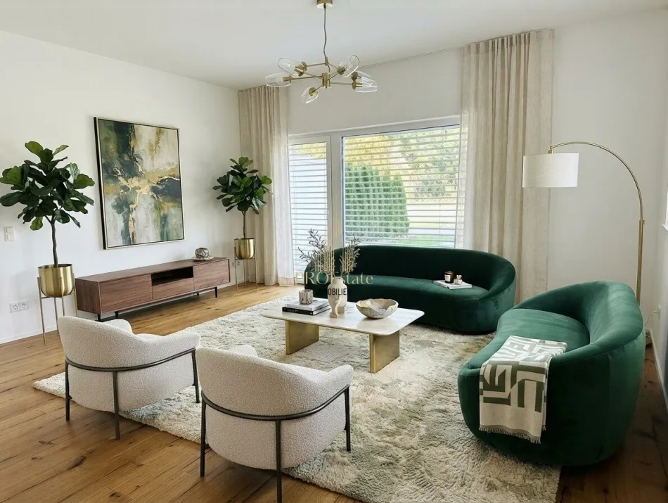 Moderne Doppelhaushälfte mit Garten, Gartenhütte & Terrasse in Attnang-Puchheim um 399.000 € Fixpreis! - Bild