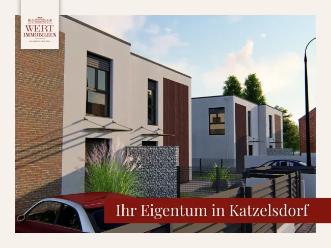 Katzelsdorf bei Wr. Neustadt - Doppelhaushälfte mit 4 Zimmern, Garten & 2 Parkplätze inklusive - Titelbild