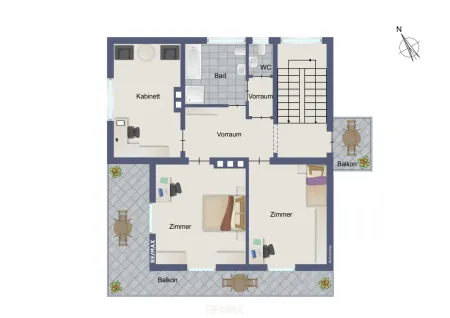 Grundriss 1. Stock