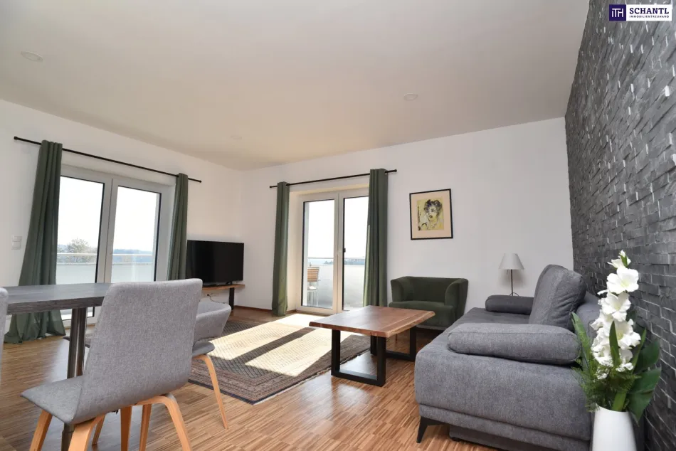 Coole voll ausgestattete Ferienwohnung mit traumhaftem Weinbergblick – komplett möbliert & sofort bezugsbereit! - 3D-Rundgang vorhanden! - Bild