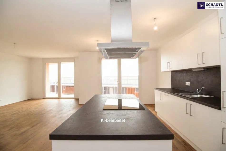 Terrassenwohnung mit FERNBLICK Weitblick und Traumaussicht in Richtung Süden! - Bild