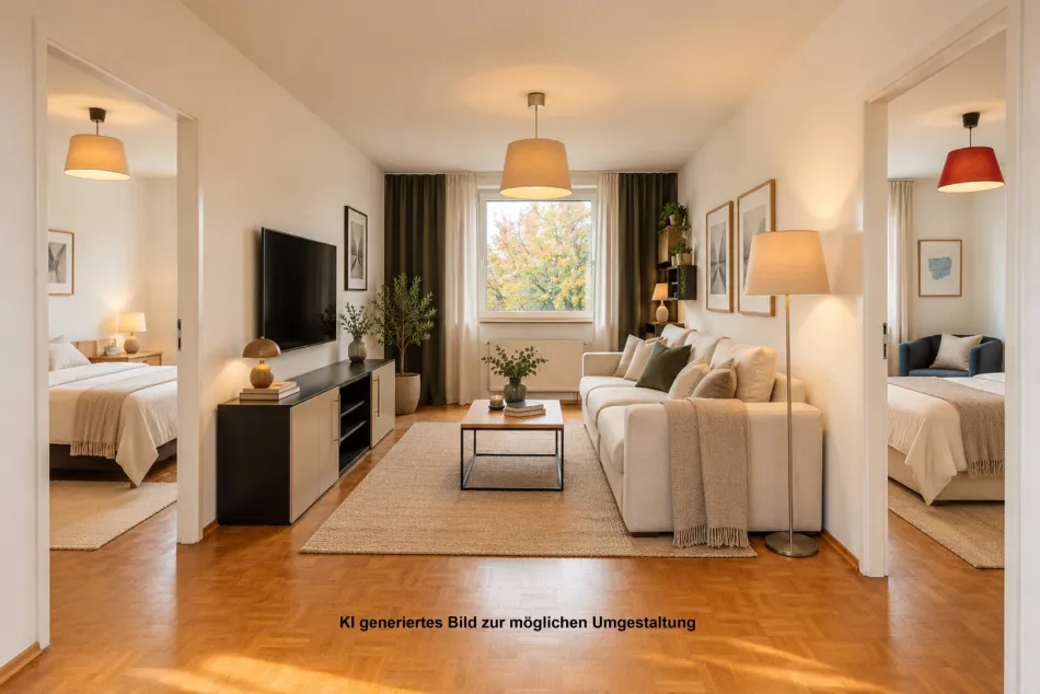Ideal aufgeteilte 3 Zimmer-Wohnung mit 73 m² in Graz-Andritz! - Titelbild